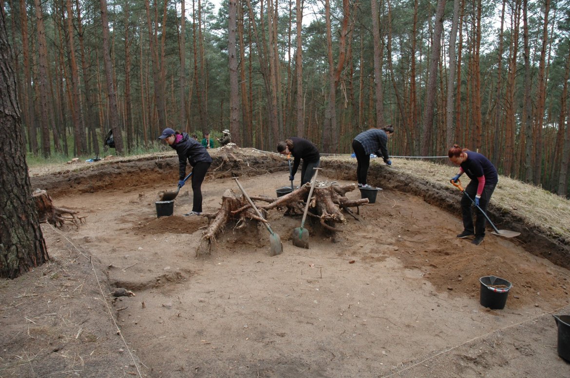 Prof. Andrzej Michałowski odkrywa tajemnice kurhanów