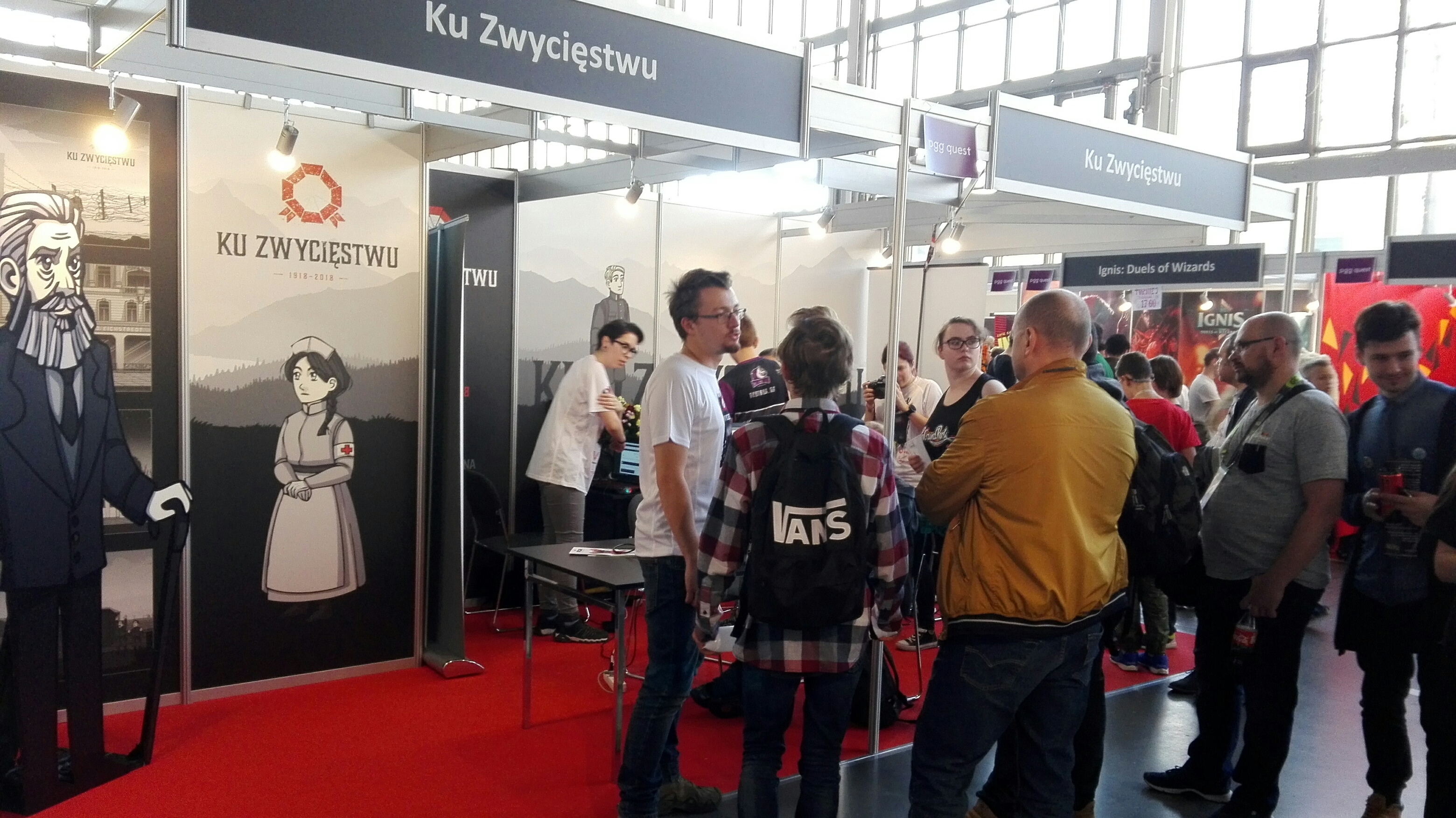 Stoisko z grą Ku Zwycięstwu