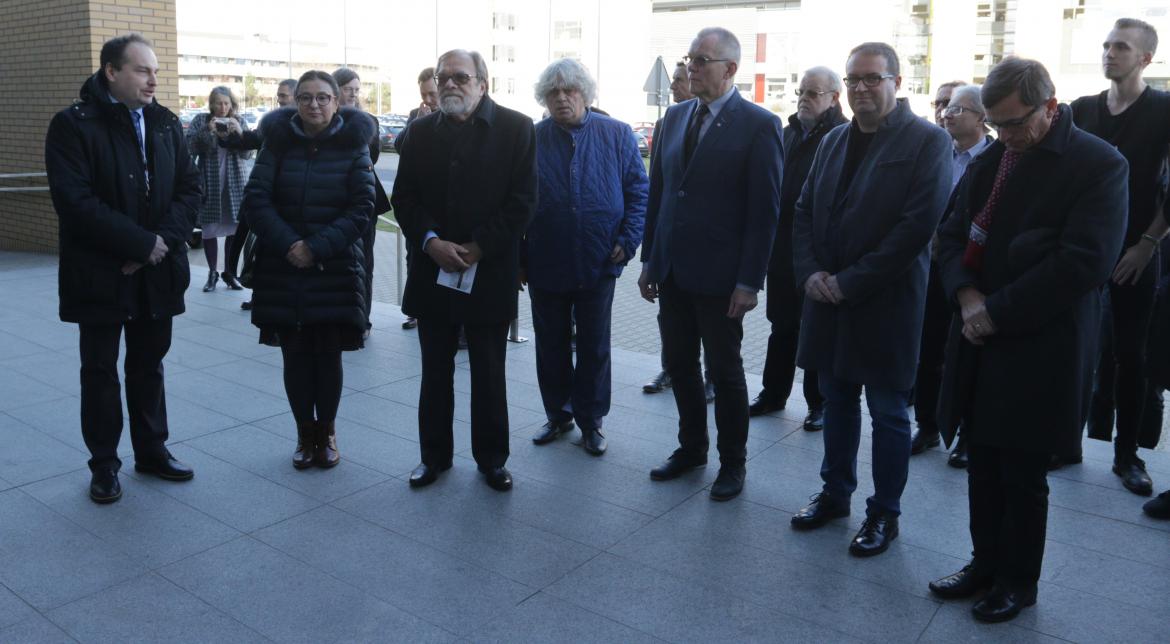 Prof. Kostrzewski - odsłonięcie ławeczki