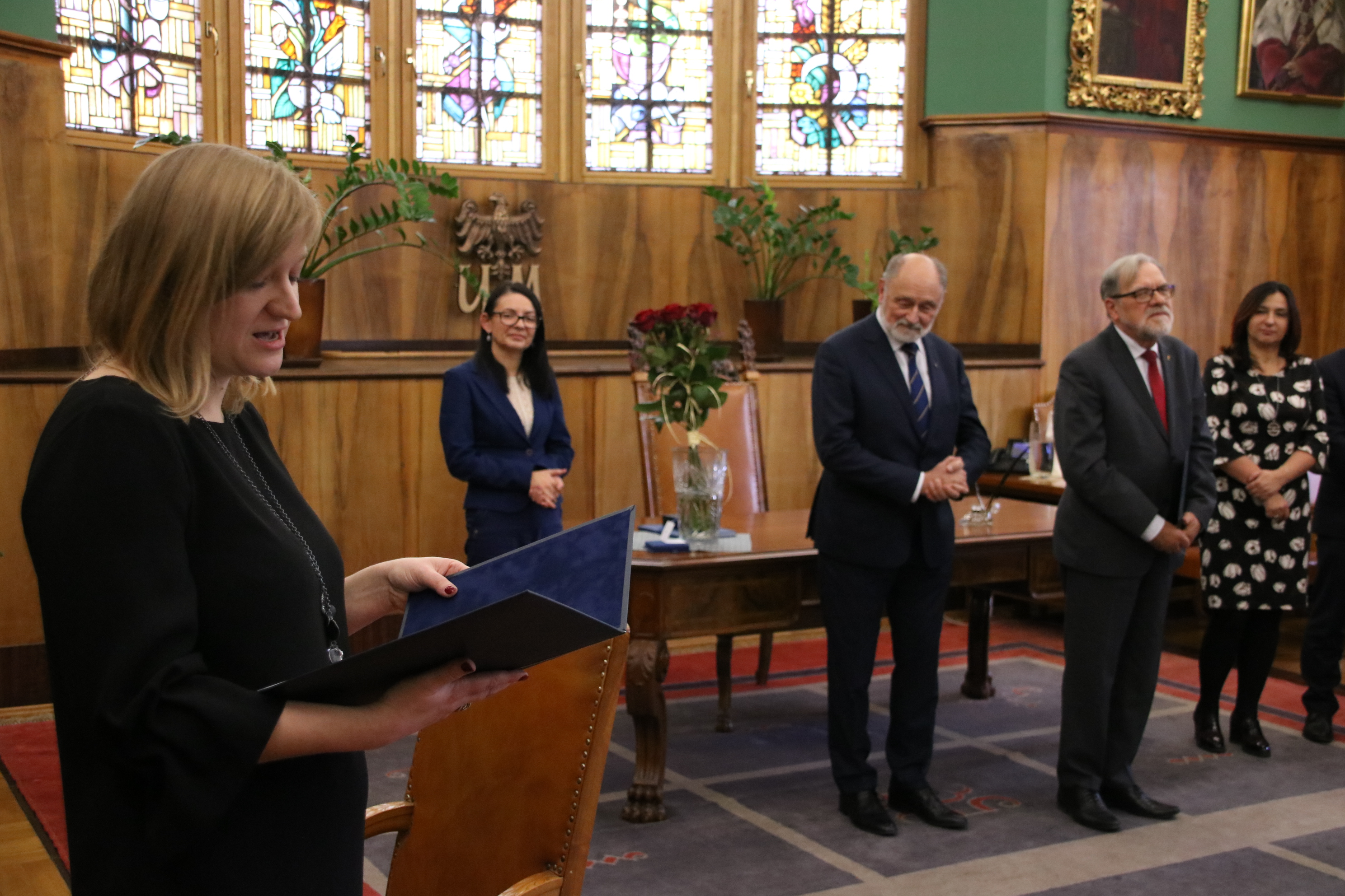 Prof. Tomasz Schramm - wręczenie medalu Homini Vere Academico