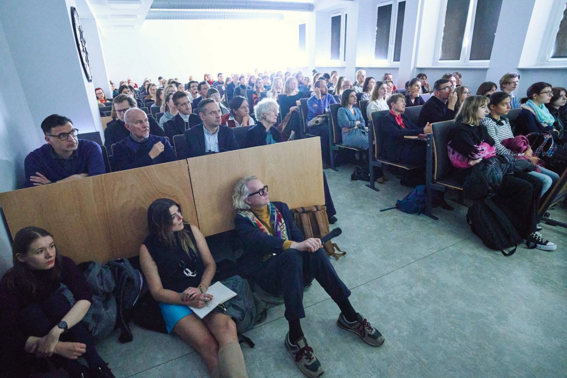 Wykłady prof. Mieke Bal     Fot. Marcin Sokalski