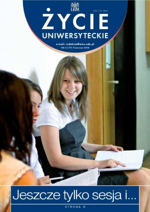 Okładka Życie Uniwersyteckie