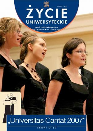 Okładka Życie Uniwersyteckie