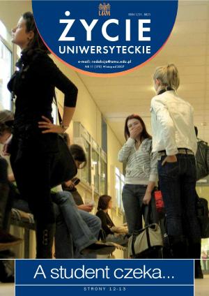 Okładka Życie Uniwersyteckie