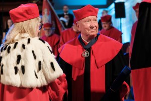 Medal Palmae Universitatis Studiorum Posnaniensis dla prof Michała Karońskiego