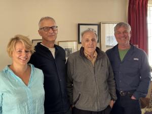 Prof. UAM Iwona Sobkowiak-Tabaka, prof. UAM Andrzej Rozwadowski, prof. David Lewis-Williams, dr Jeremy Hollmann