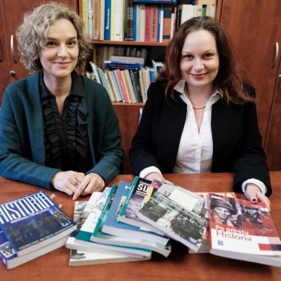 pProf. UAM Daria Hejwosz-Gromkowska i dr Dobrochna Hildebrandt-Wypych, fot. Adrian Wykrota