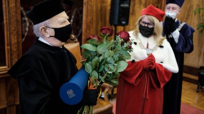 Uroczystość nadania doktoratu honoris causa prof. Henrykowi Podbielskiemu