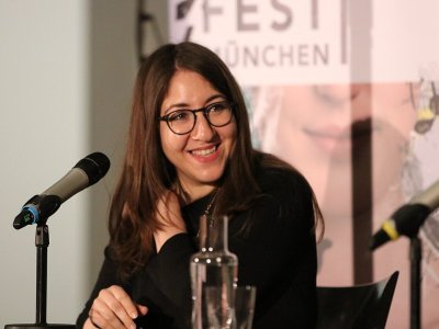 Deborah Feldman na spotkaniu w Monachium, fot. Amrei-Marie - Praca własna, CC BY-SA 4.0, https://commons.wikimedia.org/w/index.php?curid=64112810