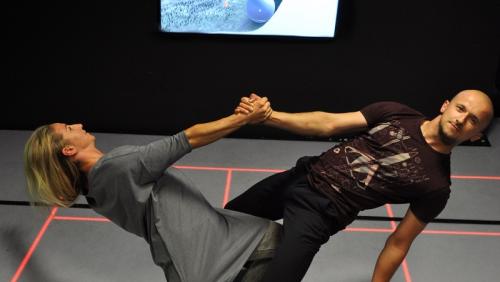 Bartosz Nowak, twórca platformy i Agata Wylegała, broker innowacji wspierająca rozwój prototypu