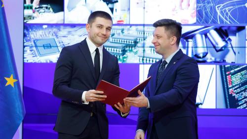 Dr Adam Gorczyński odebrał Nagrodę Premiera