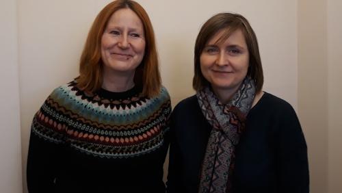 prof. UAM dr hab. Beate Sommerfeld i prof. UAM dr hab. Eliza Karmińska