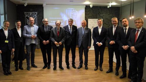 Konferencja prasowa na Stadionie Miejskim, fot. Ewa Konarzewska-Michalak