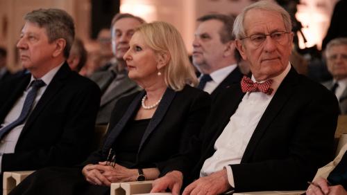 Honorowi goscie konferencji "Uniwersytety w poszukiwaniu doskonałości"  Fot. Adrian Wykrota