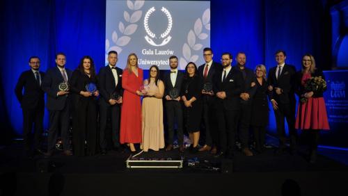 Zwycięzcy Gali Laurów Uniwersyteckich, fot. Jagoda Haloszka
