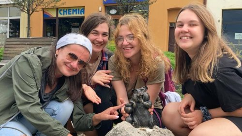 Ekipa zaangażowana w liczenie chomików europejskich w Jaworznie , fot. archiwum prywatne