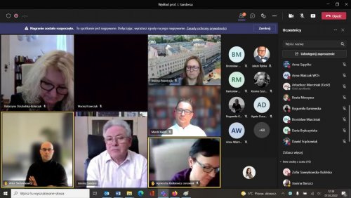 Screenshot z wykładu