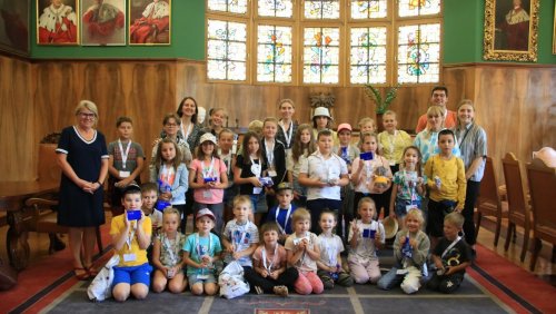 Z wizytą u rektorki UAM prof. Bogumiły Kaniewskiej Fot. Przemysław Stanula