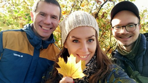 Od lewej: Tomasz Zgoła, Anna Kozak, Mikołaj Basiński