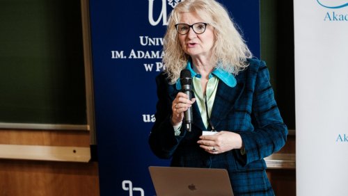 Zostań badaczką! Kobiety w nauce 2022. Na zdjęciu prof. Katarzyna Dziubalska-Kołaczyk, fot. Adrian Wykrota