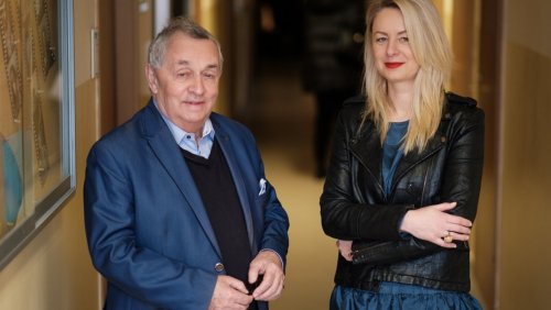 Prof. Kazimierz Przyszczypkowski i dr Izabela Cytlak Fot. Adrian Wykrota