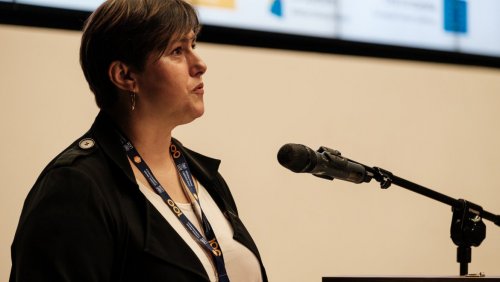 Karolina Domagalska-Nowak na III Forum Administracji, fot. Adrian Wykrota