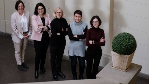 Od lewej: Monika Theus, Maria Kuczkowska, Małgorzata Rychlik, Natalia Figan, Sandra Szczepanowska.