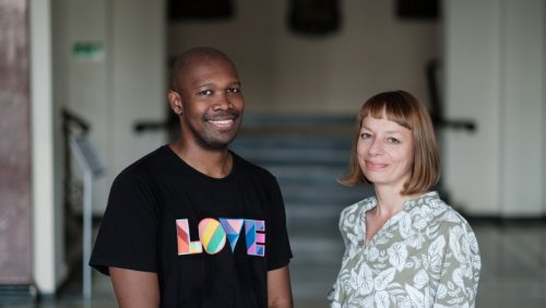 Bryan L. Green i prof. UAM Monika Bobako