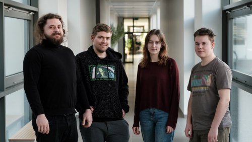 Zespół projektu „Space Beans” Fot. Adrian Wykrota