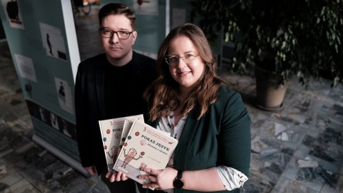 Dr Miłosz Woźniak i dr Violetta Frankowska, fot. Adrian Wykrota