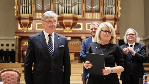 Prof. Bogumiła Kaniewska została wybrana na kolejna kadencją rektorską.  Fot. Władysław Gardasz