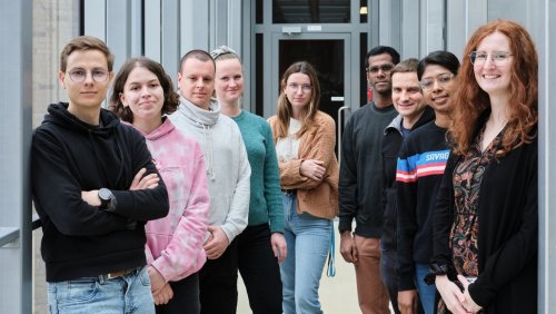 Doktoranci z Centrum NanoBioMedycznego, fot. W. Gardasz