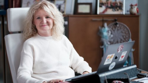 prof. dr hab. Katarzyna Dziubalska-Kołaczyk Fot. Adrian Wykrota