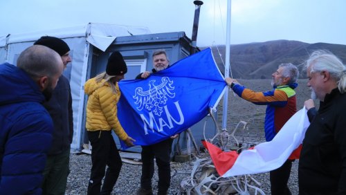 Nasi na Svalbardzie. Fot. P. Malczewski