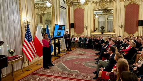 Prof. UAM Magdalena Biniaś-Szkopek na uroczystościach w Konsulacie Generalnym Polski w Nowym Jorku