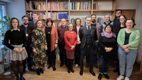 Zespół Oddziału Zbiorów Specjalnych BUP Fot. Władysław Gardasz