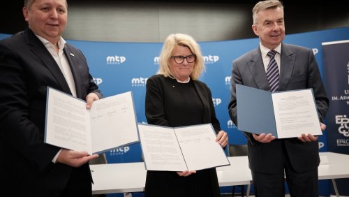 Podpisanie listu intencyjnego w sprawie Europejskich Targów Nauki, fot. Władysław Gardasz