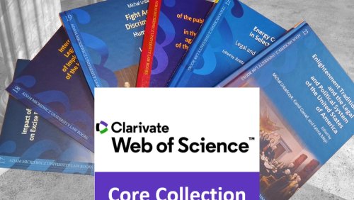 Książki, które zostały przyjęte do Web of Science