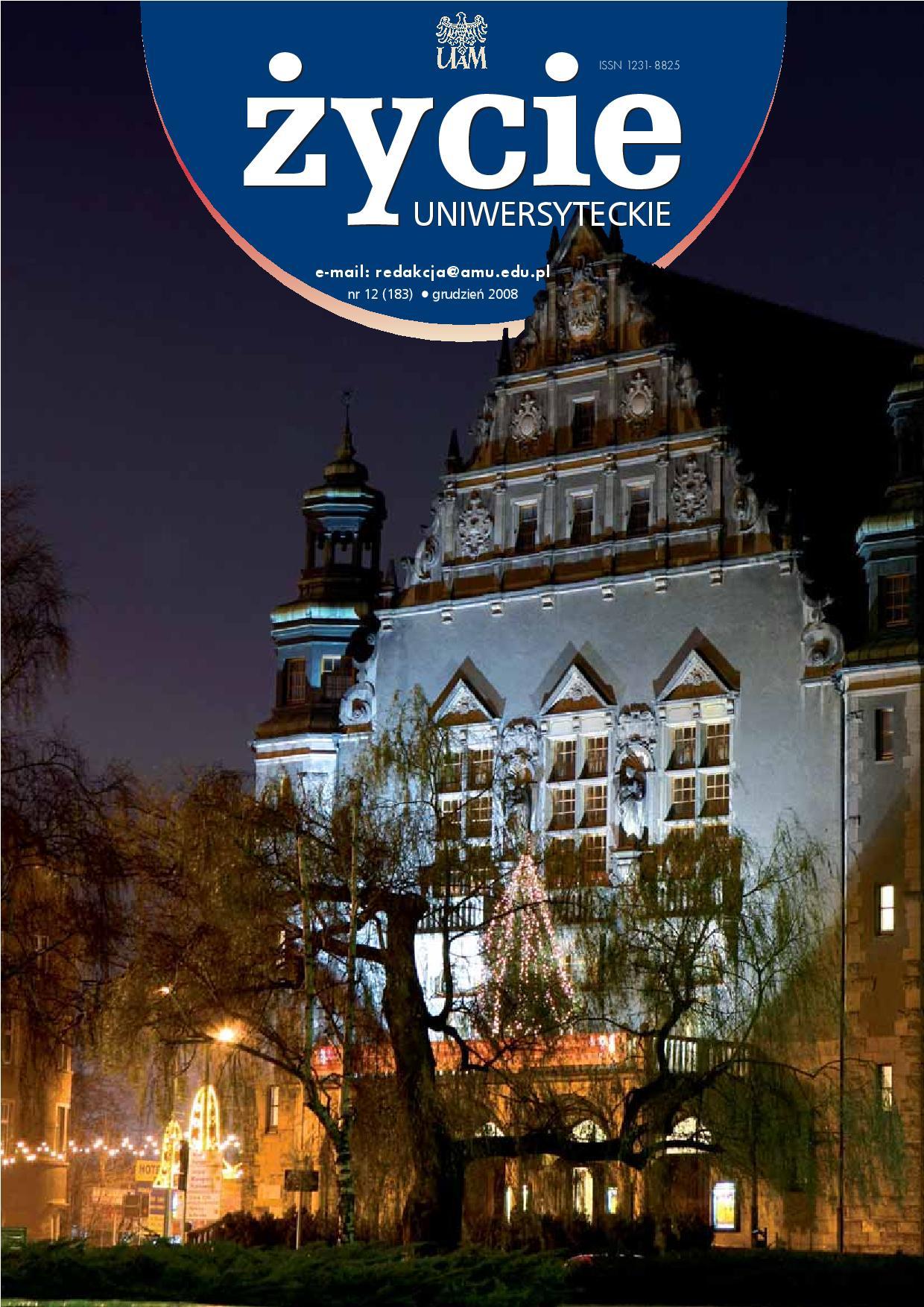 Życie Uniwersyteckie Nr 12/2008
