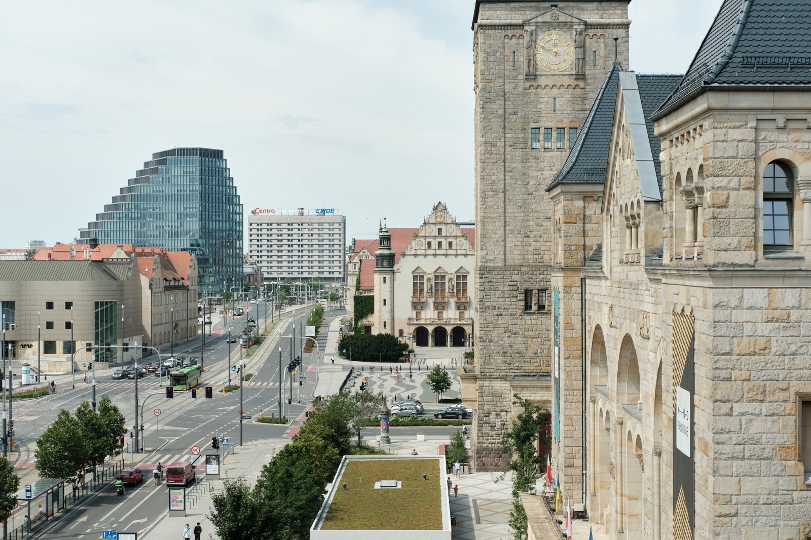 Widok z Collegium Martineum. fot. Władysław Gardasz