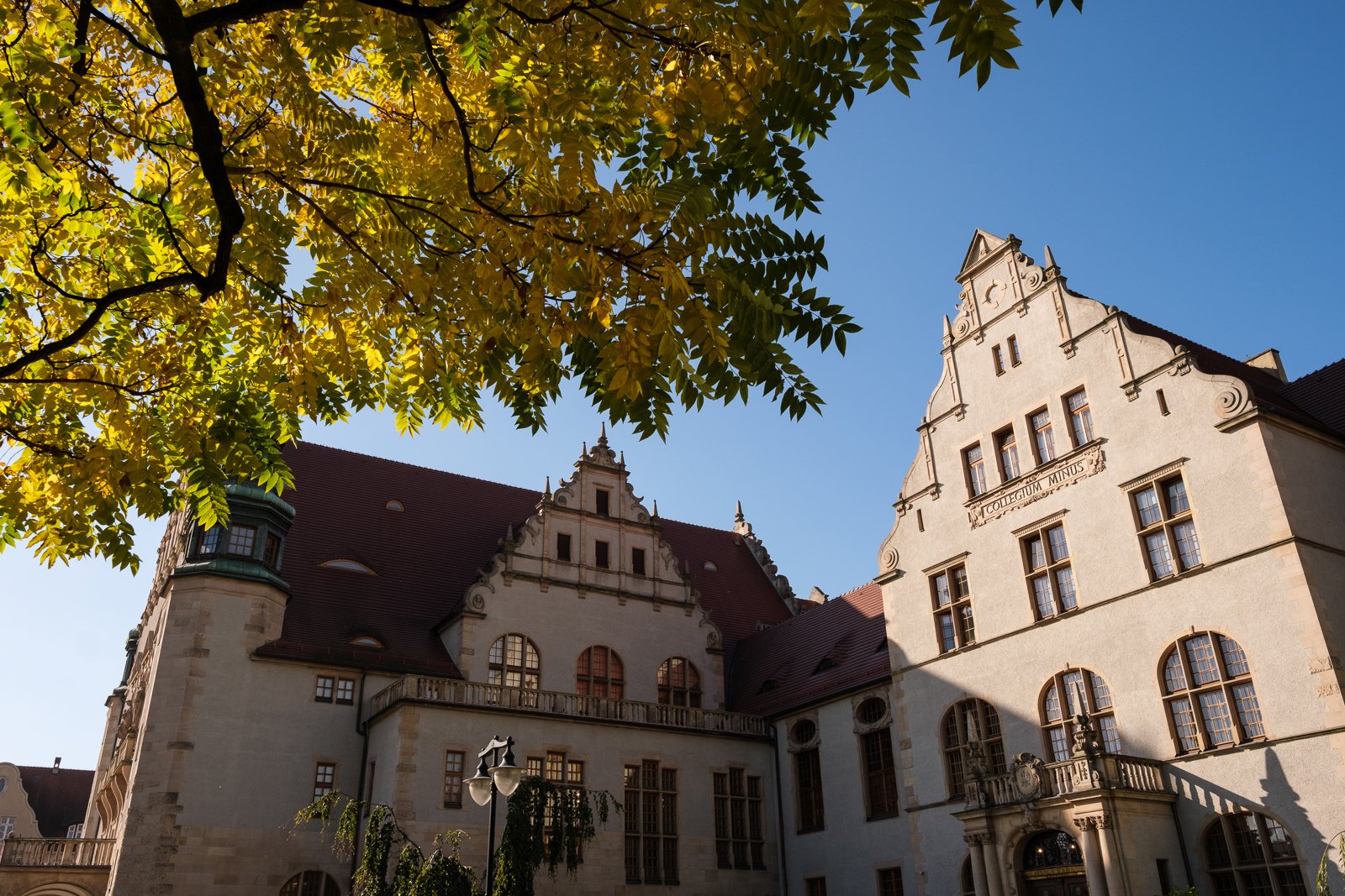 Rektorat w jesiennej odsłonie 