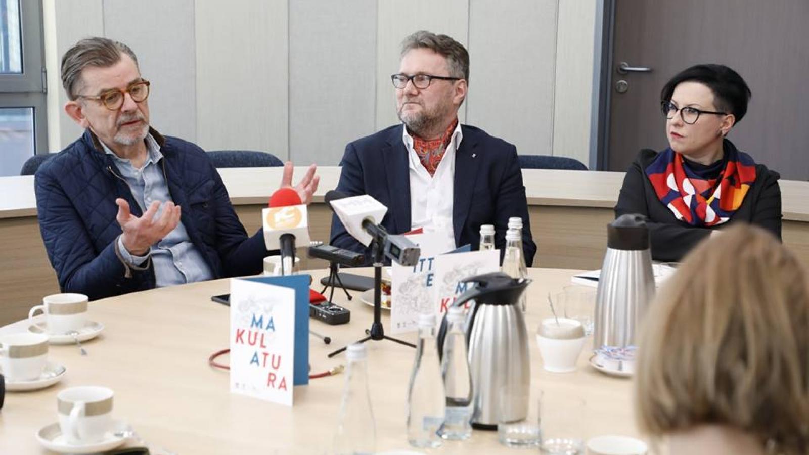 Konferencja prasowa na Wydziale Pedagogiczno-Artystycznym UAM w Kaliszu