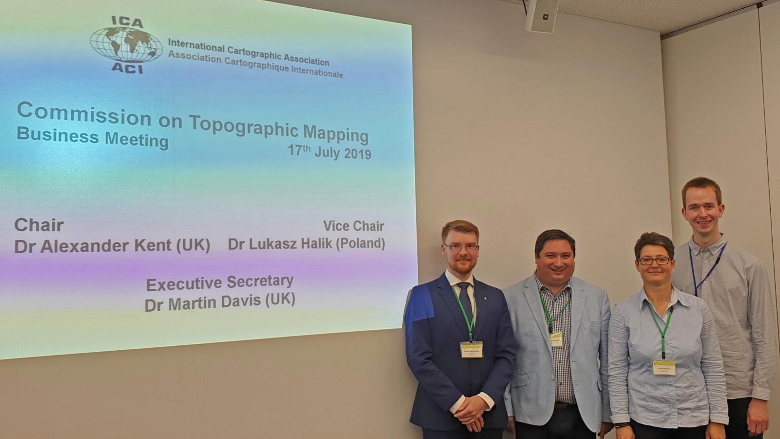 Na zdjęciu od lewej Łukasz Halik (Polska), Alexander Kent (Wielka Brytania), Anja Hopfstock (Niemcy), Martin Davis (Wielka Brytania) fot. B. Medyńska-Gulij