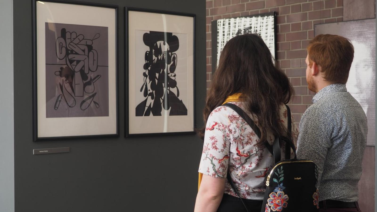 Finisaż wystawy portretów Franza Kafki, fot. Jagoda Haloszka