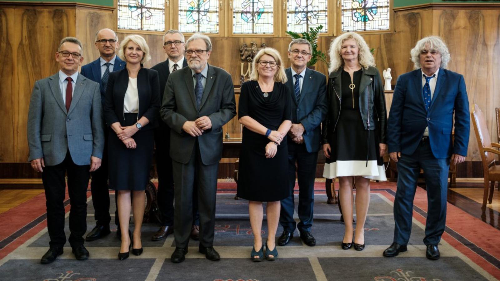 Wybory prorektorów UAM 2020 Fot. Adrian Wykrota