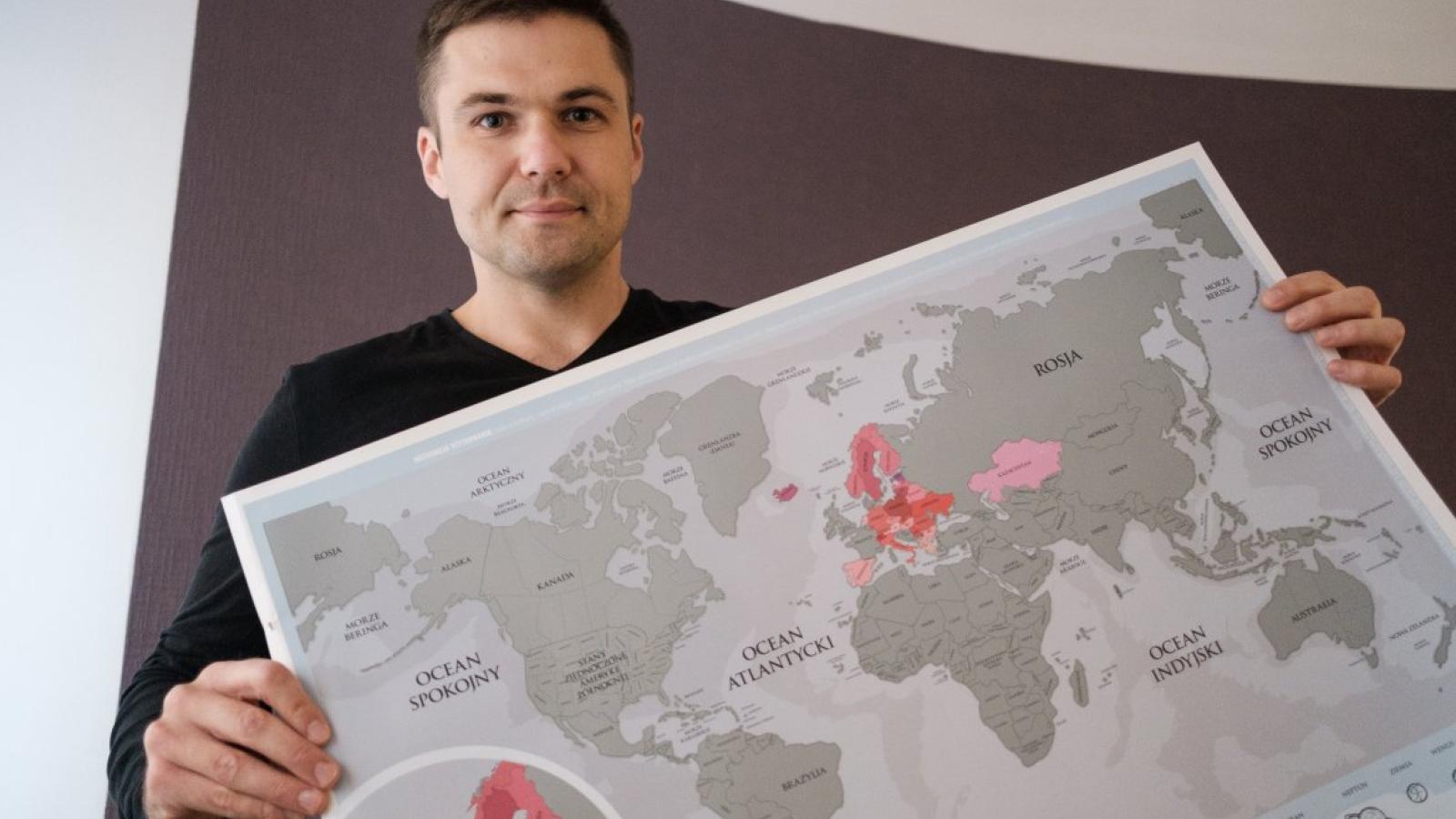 Dr Kostiantyn Mazur z Sekcji Współpracy Międzynarodowej zajmuje się w swojej pracy m.in. umowami bilateralnymi, fot. Adrian Wykrota