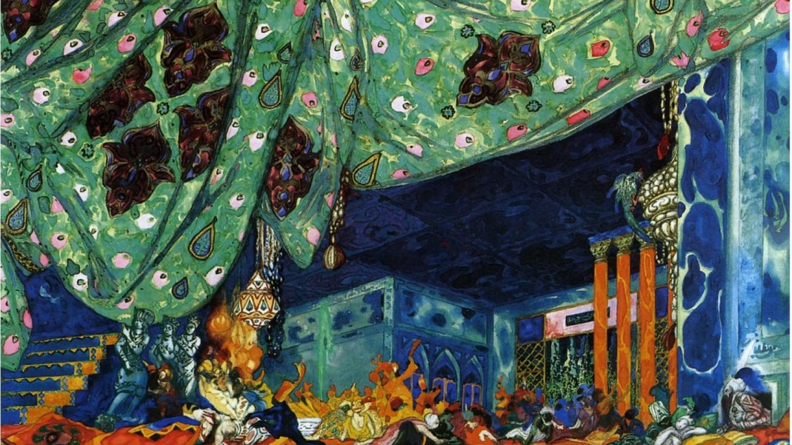 Ilustracja z pierwszego europejskiego przekładu "Księgi tysiąca i jednej nocy" autorstwa Antoine'a Gallanda