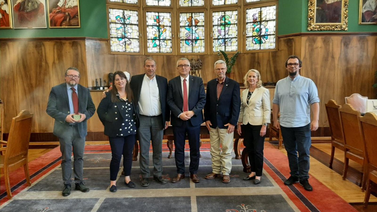 Goście z Teksasu wizytowali UAM