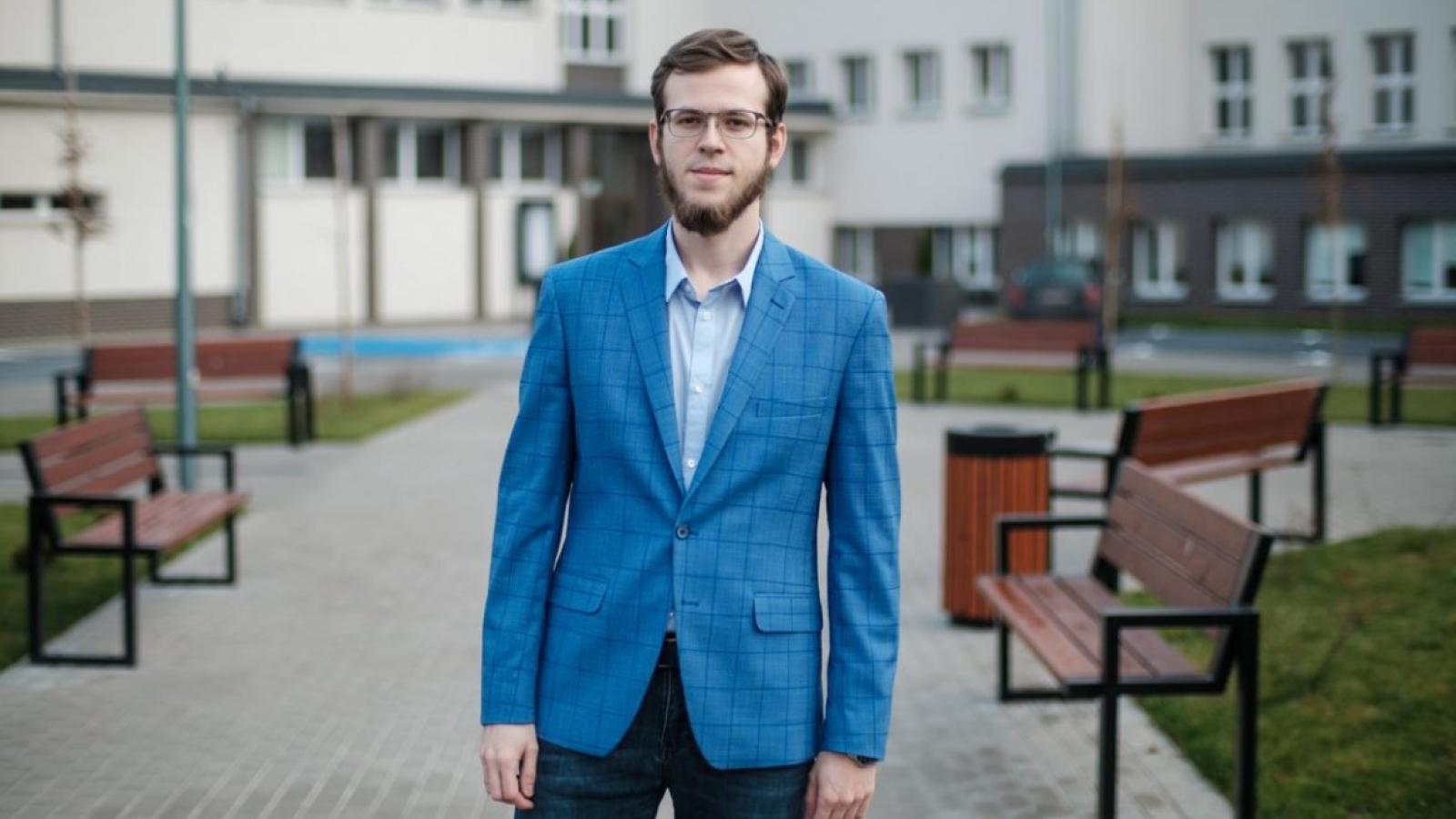 Dr Dawid Rogacz, fot. Adrian Wykrota