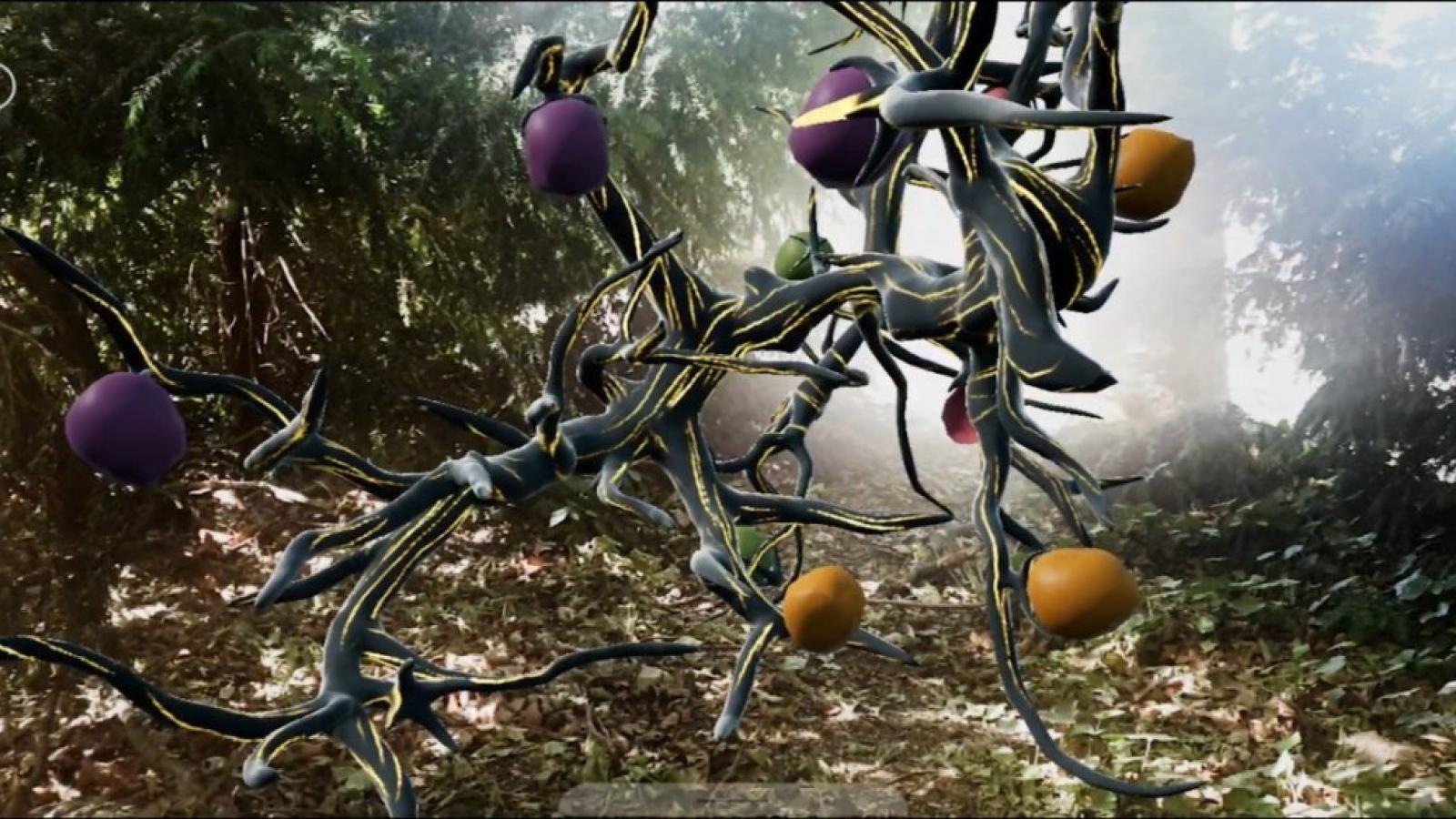 Capture the Future(s), interfejs wystawy, aplikacja AR, 2021